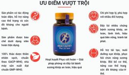Ưu điểm của Hoạt huyết Phục cốt hoàn