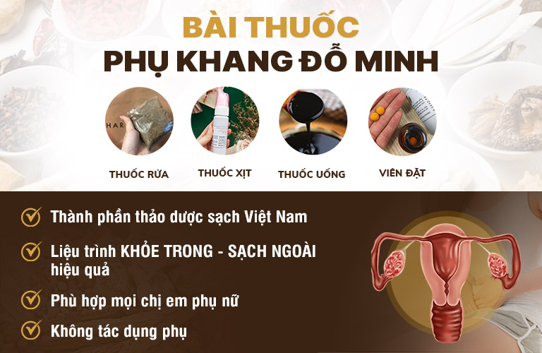 Những ưu điểm vượt trội của bài thuốc Phụ Khang Đỗ Minh