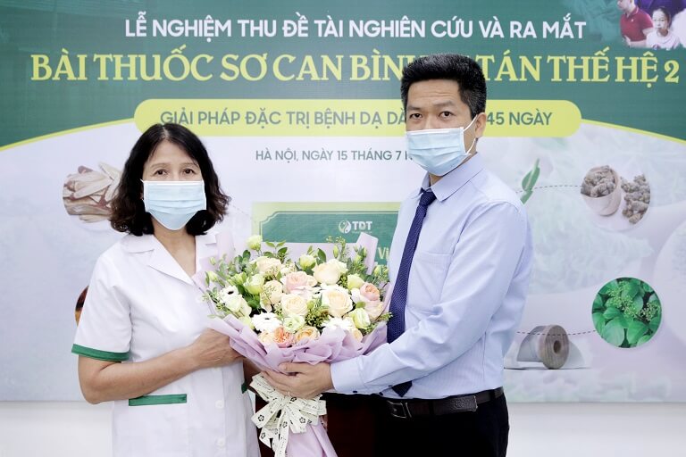 Ông Nguyễn Quang Hưng tham gia lễ nghiệm thu và đánh giá về về đột phá mới của bài thuốc Sơ can Bình vị tán