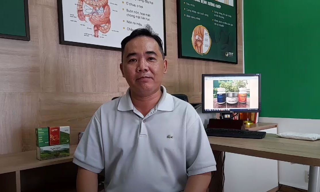 Anh Lê Quốc Hưng đến khám, điều trị bệnh trào ngược dạ dày tại Thuốc dân tộc