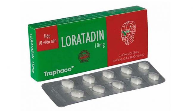 Thuốc Loratadin trị mề đay cho trẻ em 