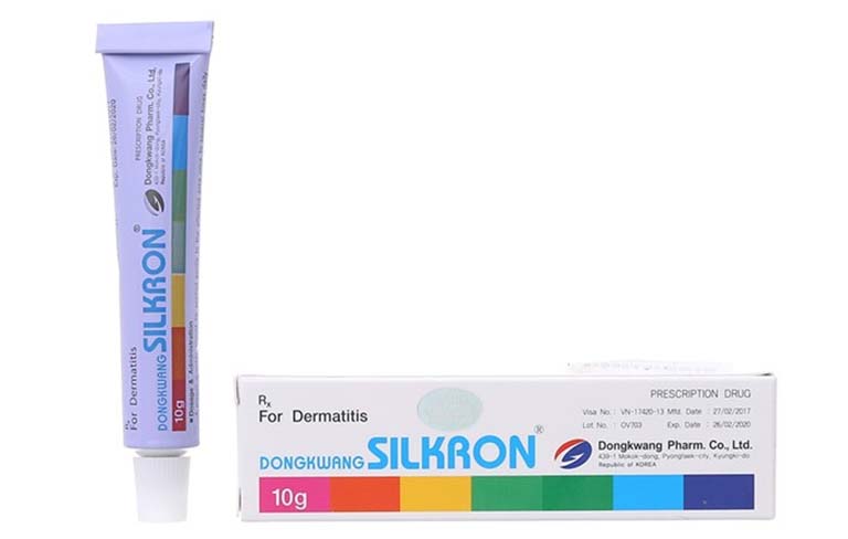 Thuốc bôi 7 màu (Silkron) được sử dụng để giảm ngứa do hắc lào