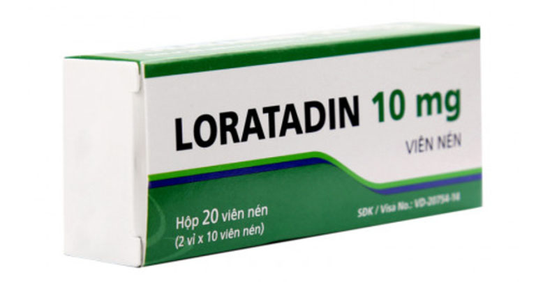 thuốc bôi trị ngứa ngoài da Loratadin 