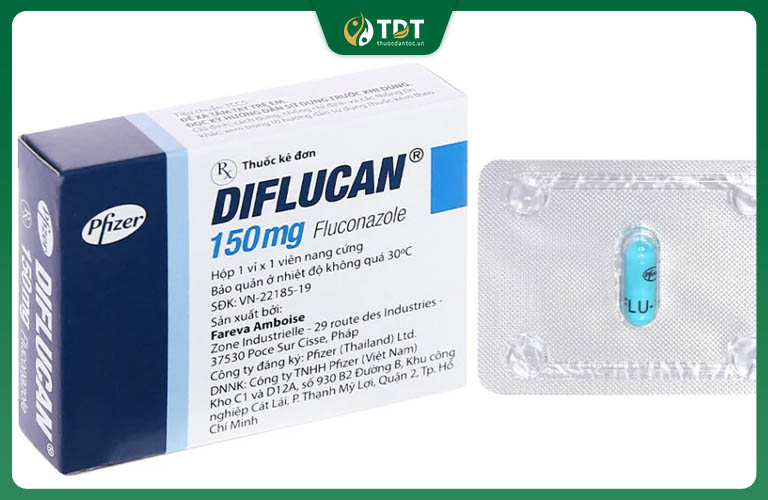 Thuốc trị nấm candida Diflucan