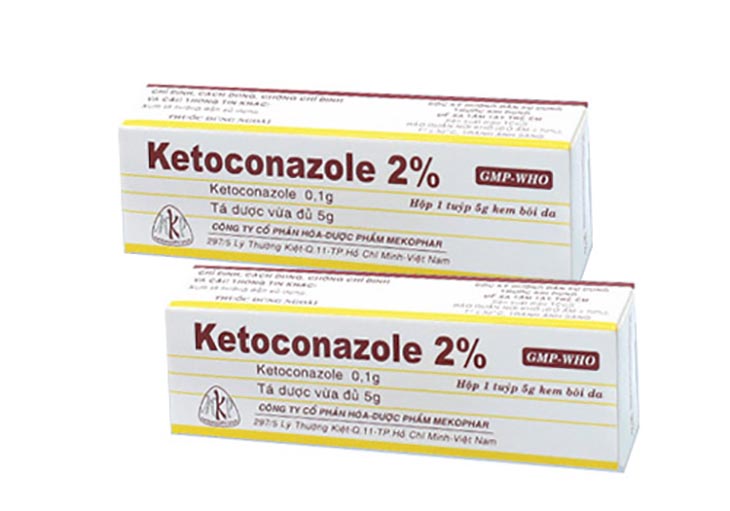 Ketoconazole là thuốc bôi dạng kem trị viêm da dầu tốt