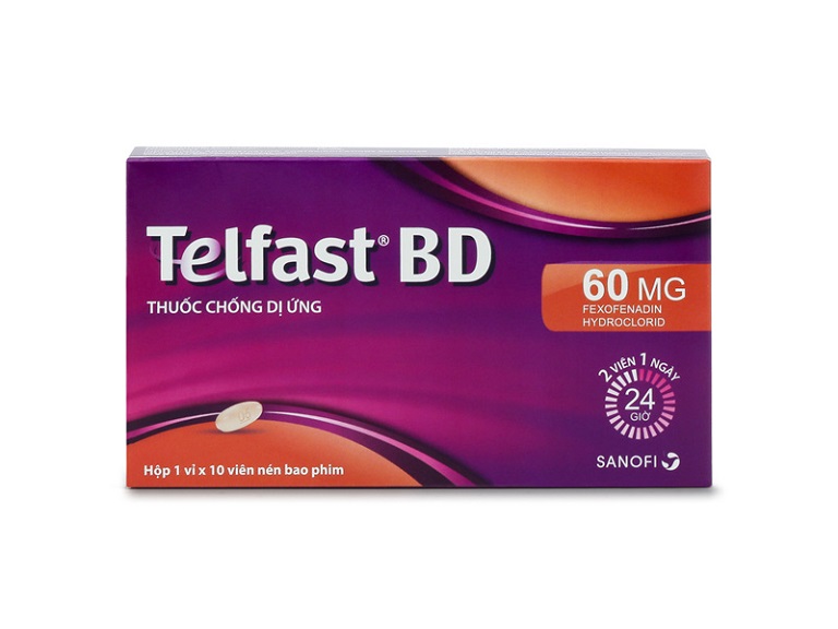 Telfast BD - thuốc trị liệu thúi, dị ứng ngoài da