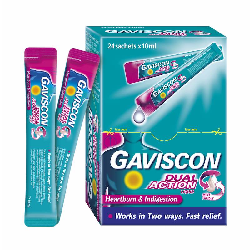 Gaviscon giúp giảm nhanh các triệu chứng do trào ngược dạ dày thực quản