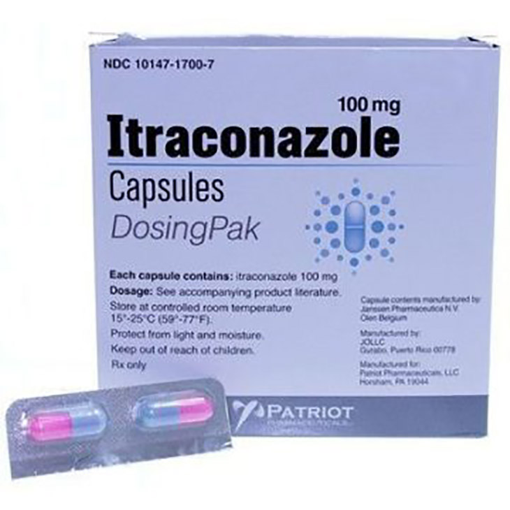Thuốc trị hắc lào Itraconazole