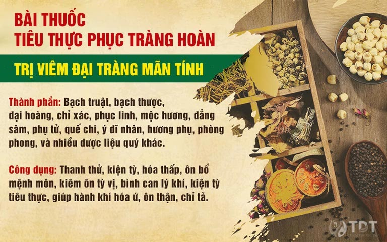 Bài thuốc Tiêu Thực Phục Tràng Hoàn