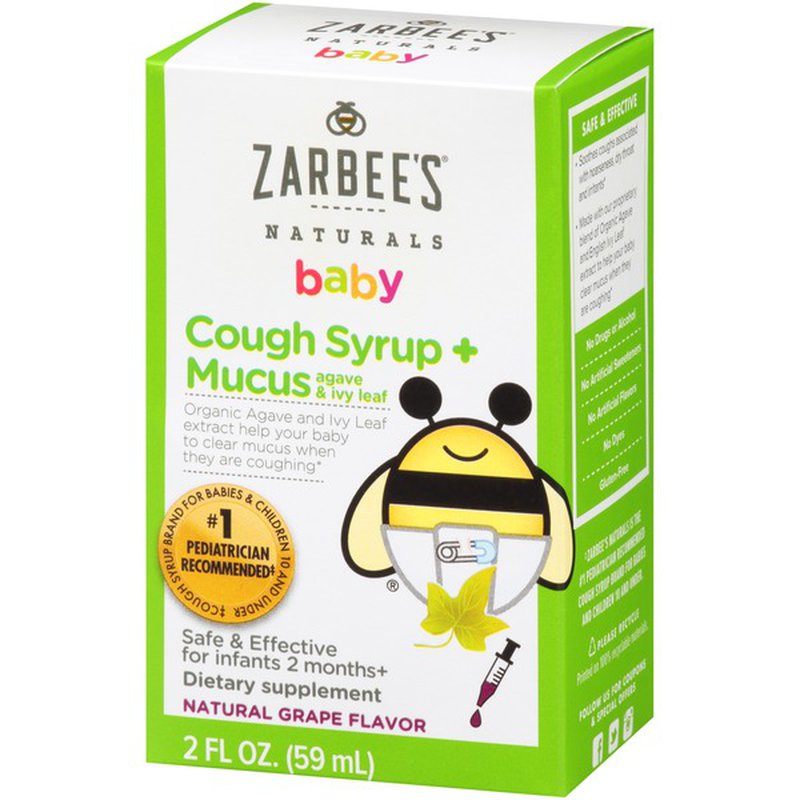 Thuốc Zarbee’s Baby Cough cải thiện tình trạng ho thông thường, ho do cảm cúm ở trẻ