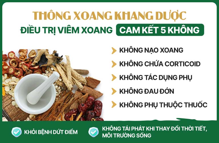 Nội dung về cam kết 5 không của bài thuốc