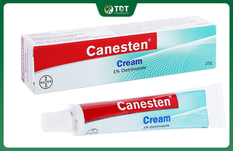 Clotrimazole (Canesten) là thuốc bôi kháng nấm tại vùng kín