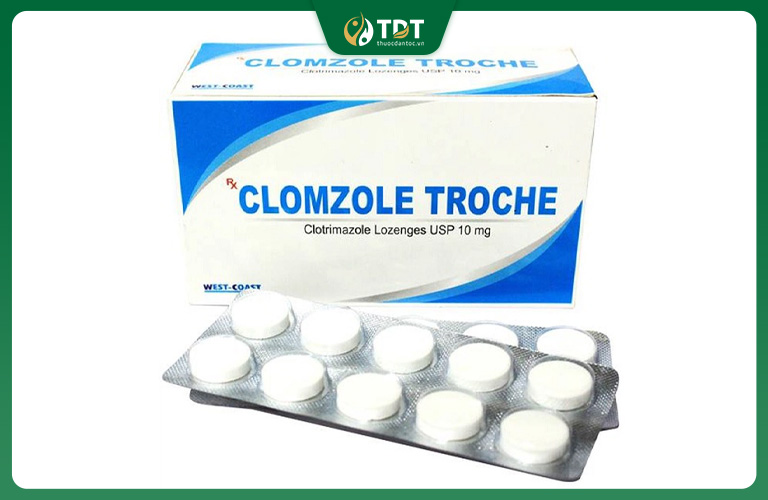 Thuốc trị nấm Candida miệng Clotrimazole