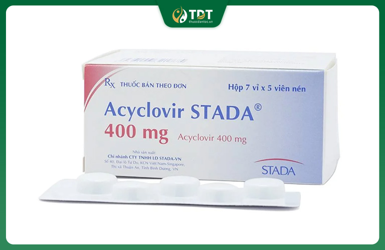 Acyclovir là thuốc trị huyết trắng vón cục