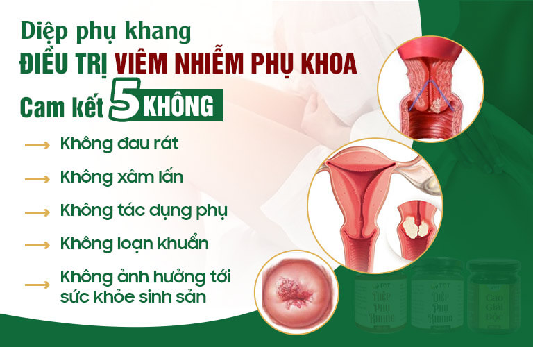 Xóa Bỏ Viêm Phụ Khoa Kèm Khô Hạn Với Phác Đồ Diệp Phụ Khang