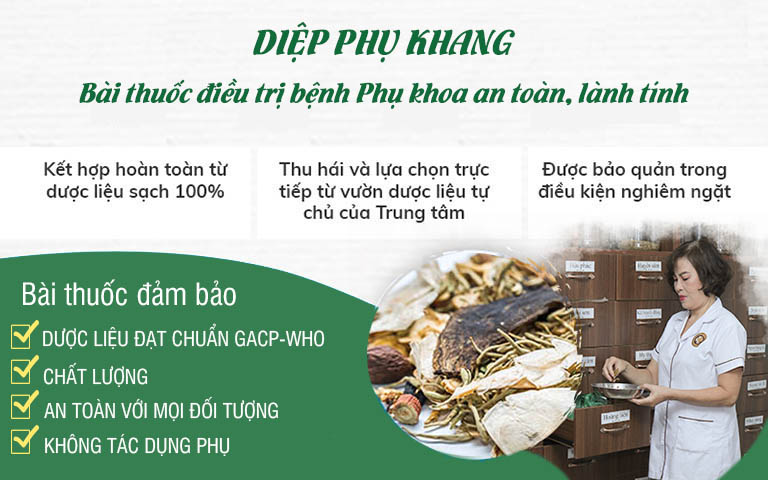 Diệp Phụ Khang Chữa Nấm, Tạp Khuẩn Viêm Âm Đạo Có Khỏi Không?